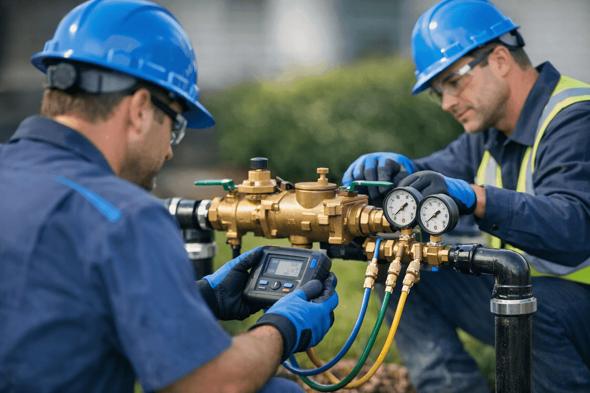 Backflow Prevention service by Peachwood Plumbing
