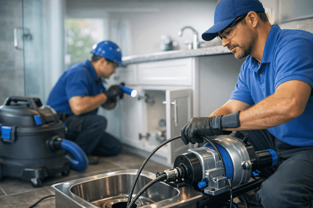 Drain Cleaning service by Peachwood Plumbing