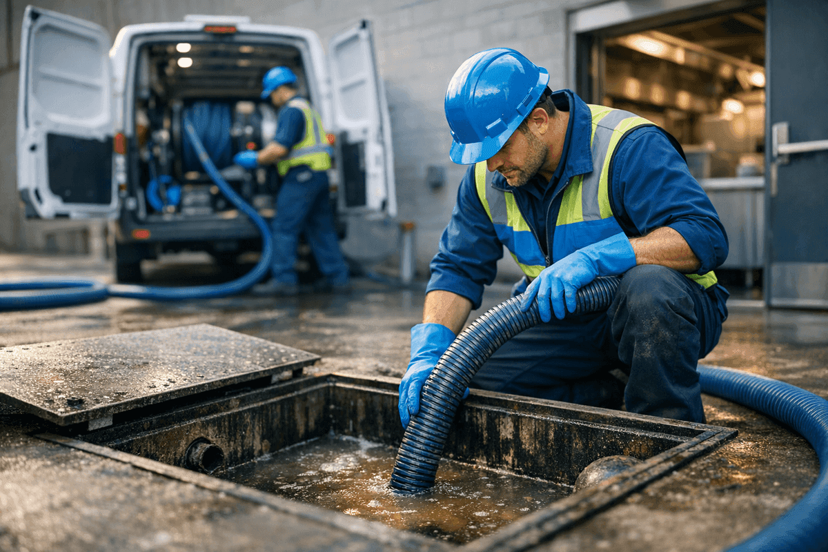 Grease Trap Maintenance service by Peachwood Plumbing