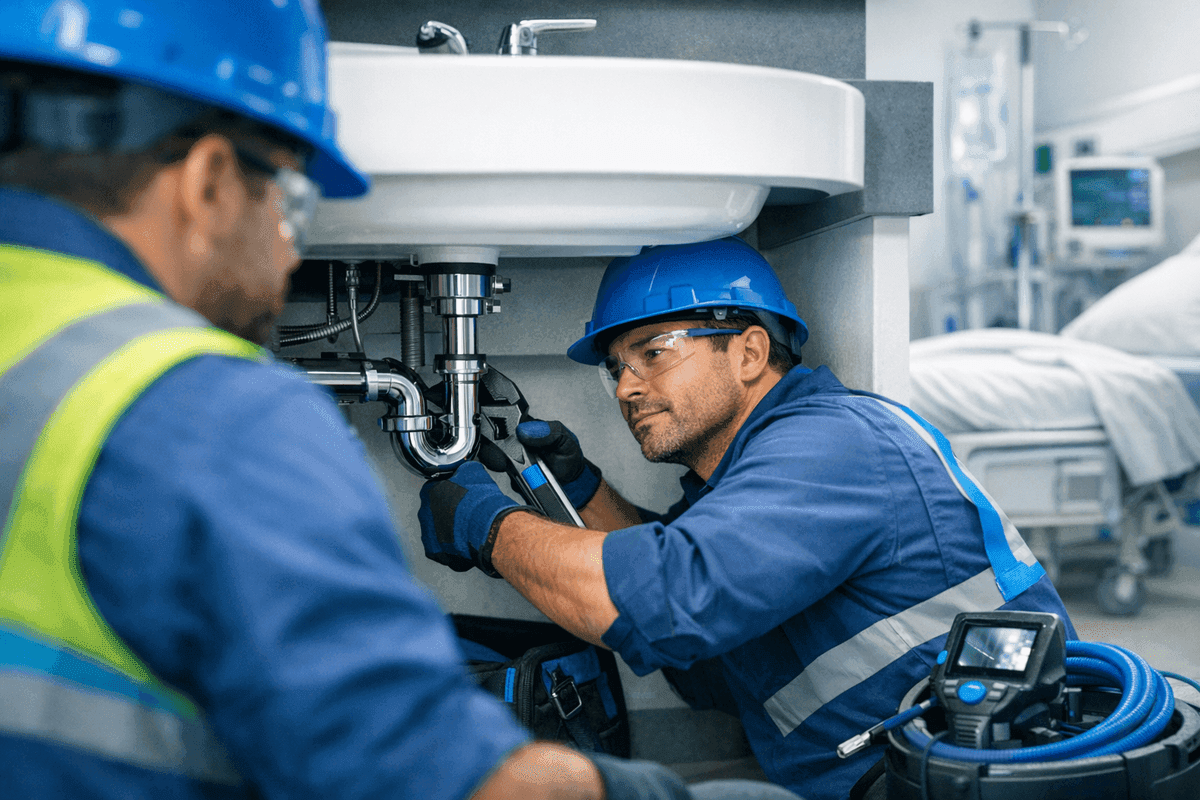 Medical Facility Plumbing service by Peachwood Plumbing