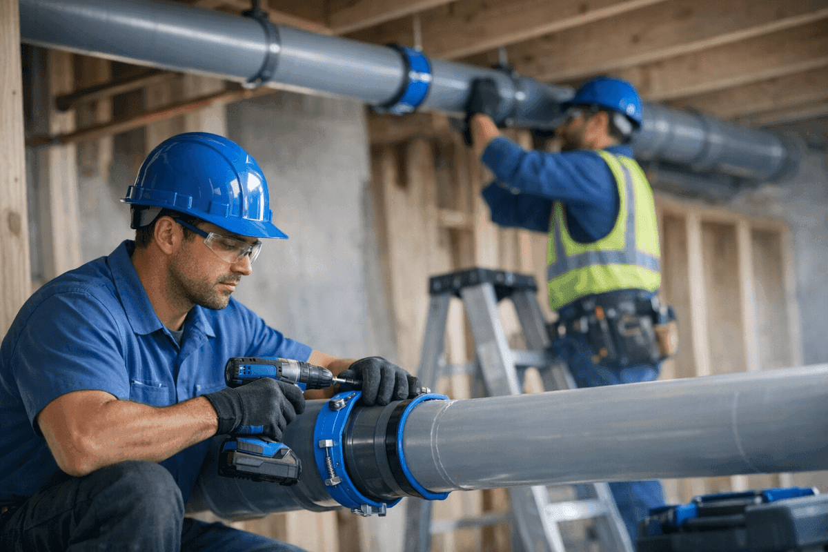Pipe Installation service by Peachwood Plumbing