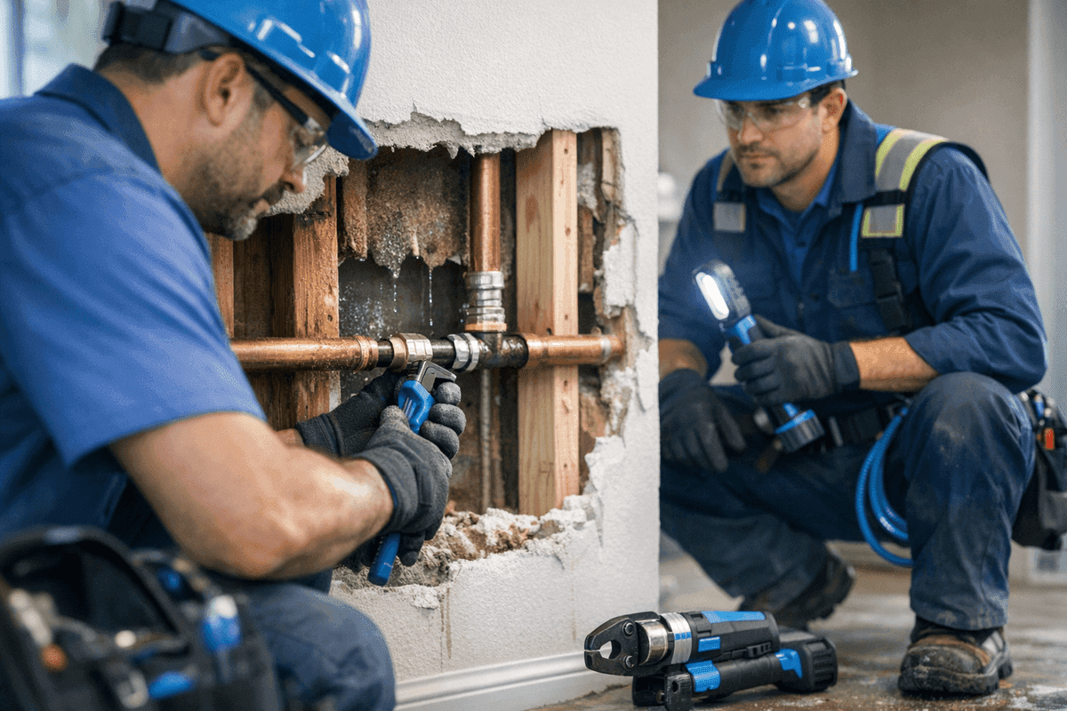 Pipe Repair service by Peachwood Plumbing
