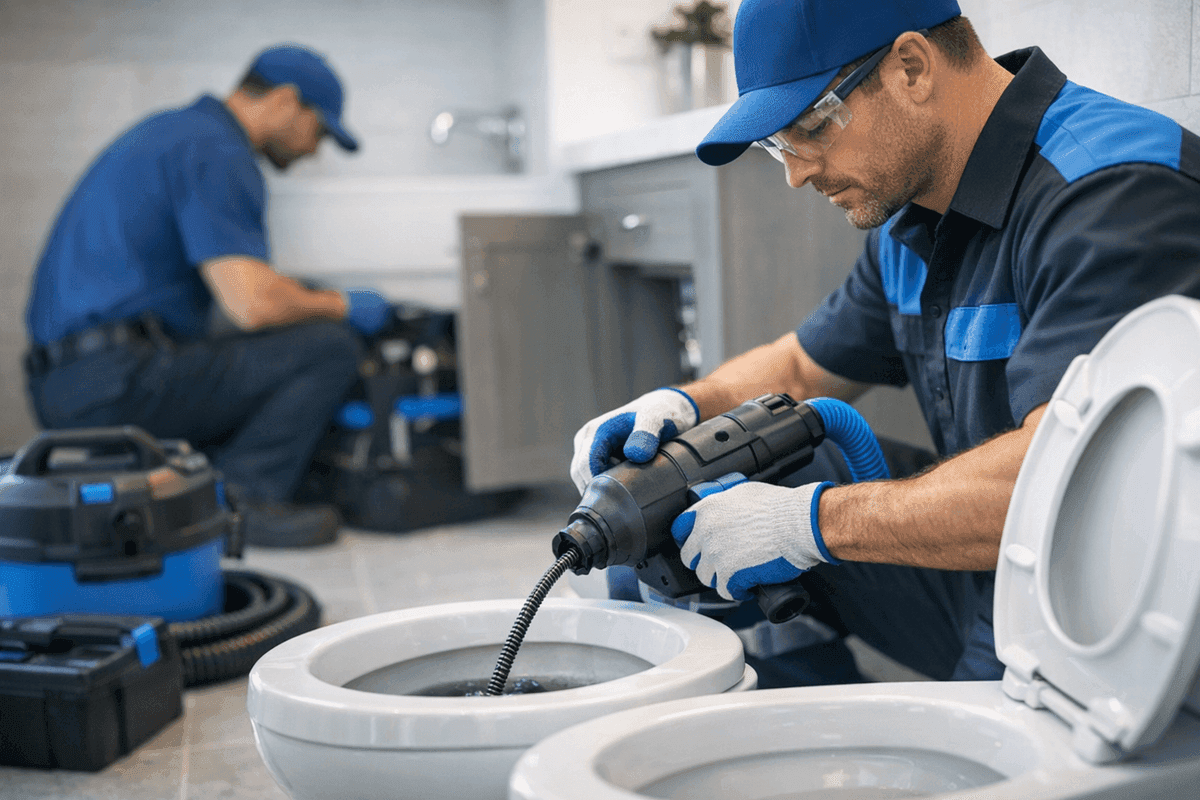 Unclogging Toilets service by Peachwood Plumbing