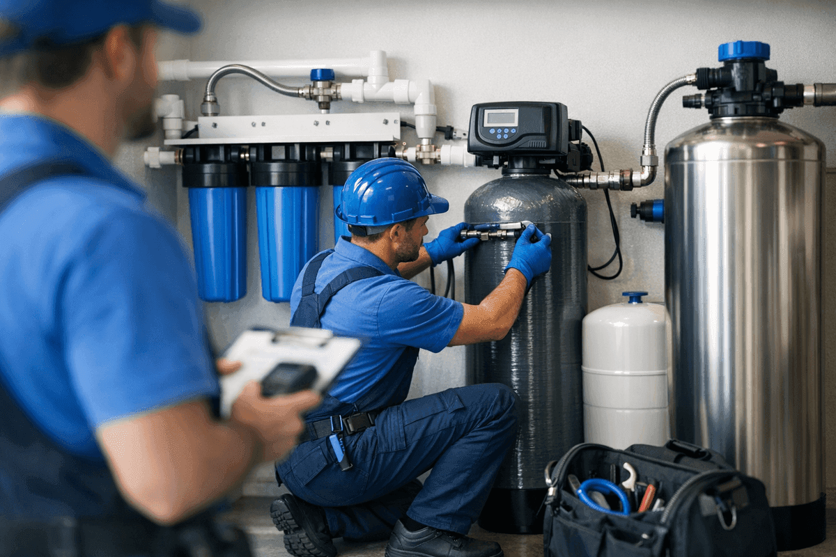 Water Filtration Systems service by Peachwood Plumbing