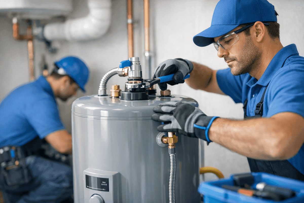 Water Heater Installation service by Peachwood Plumbing